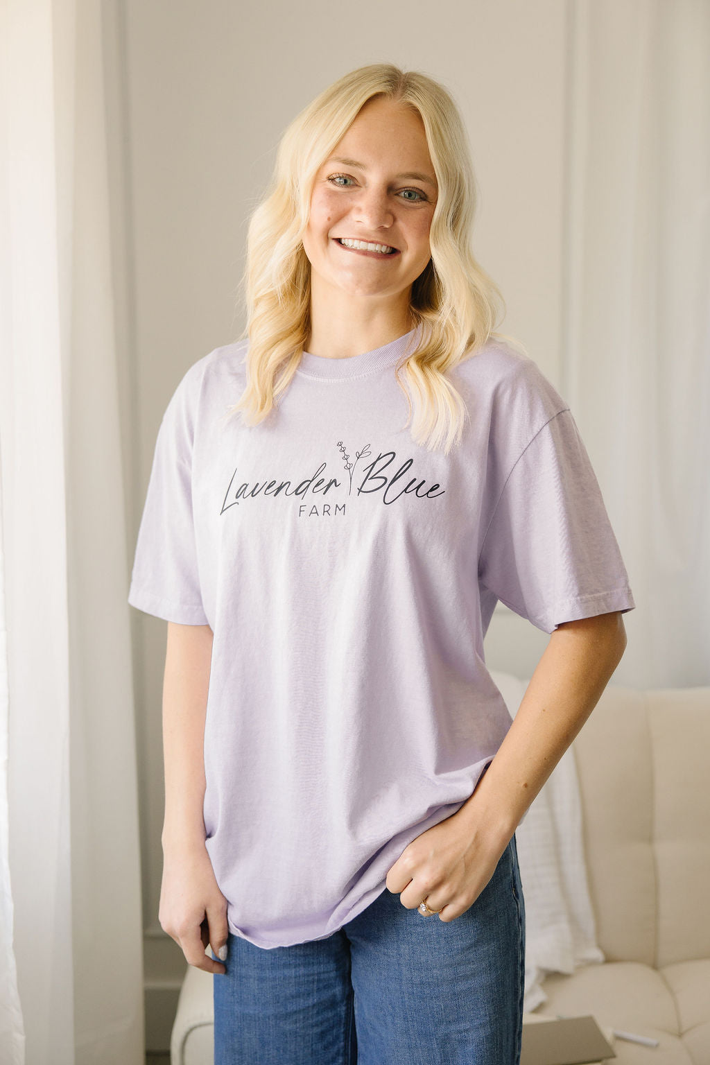 Farm Tee | Floral Logo
