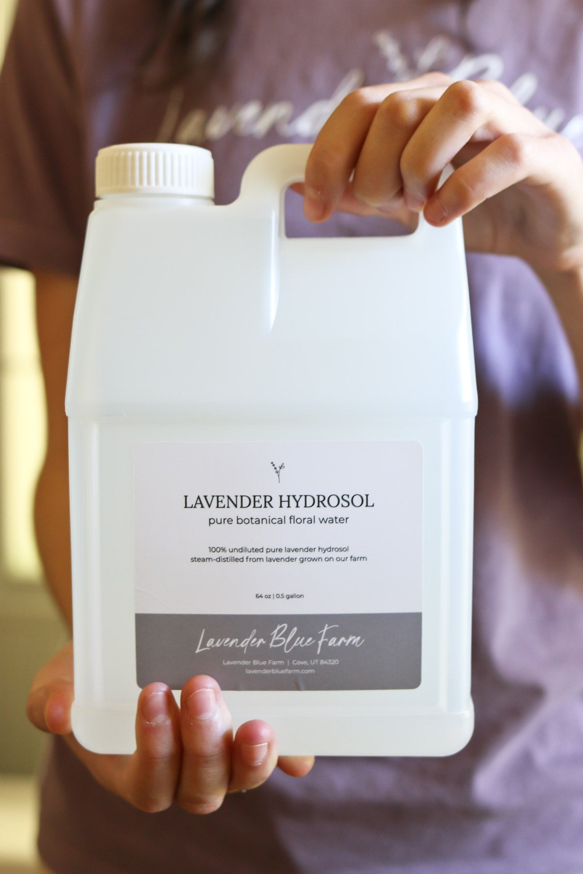 Pure Lavender Hydrosol | Half Gallon Jug