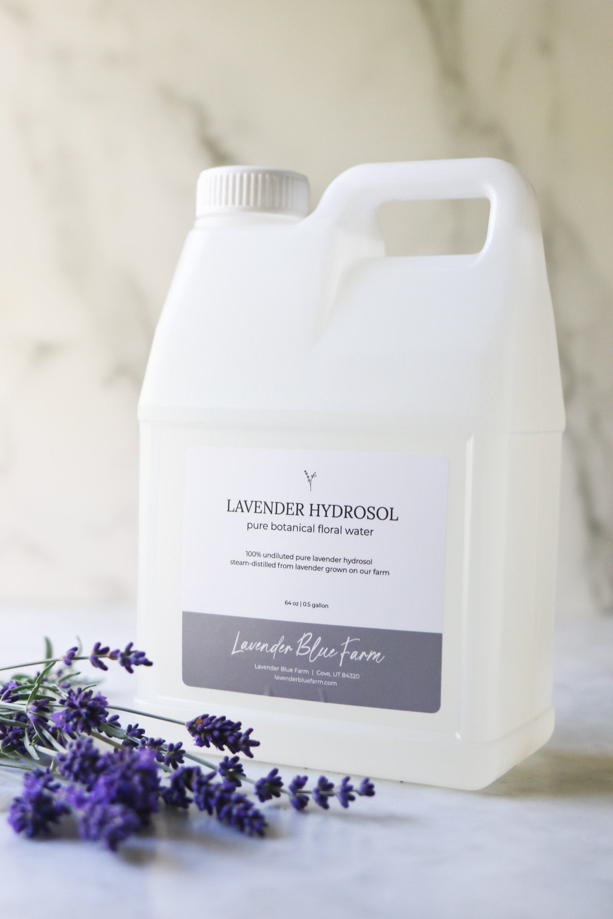 Pure Lavender Hydrosol | Half Gallon Jug