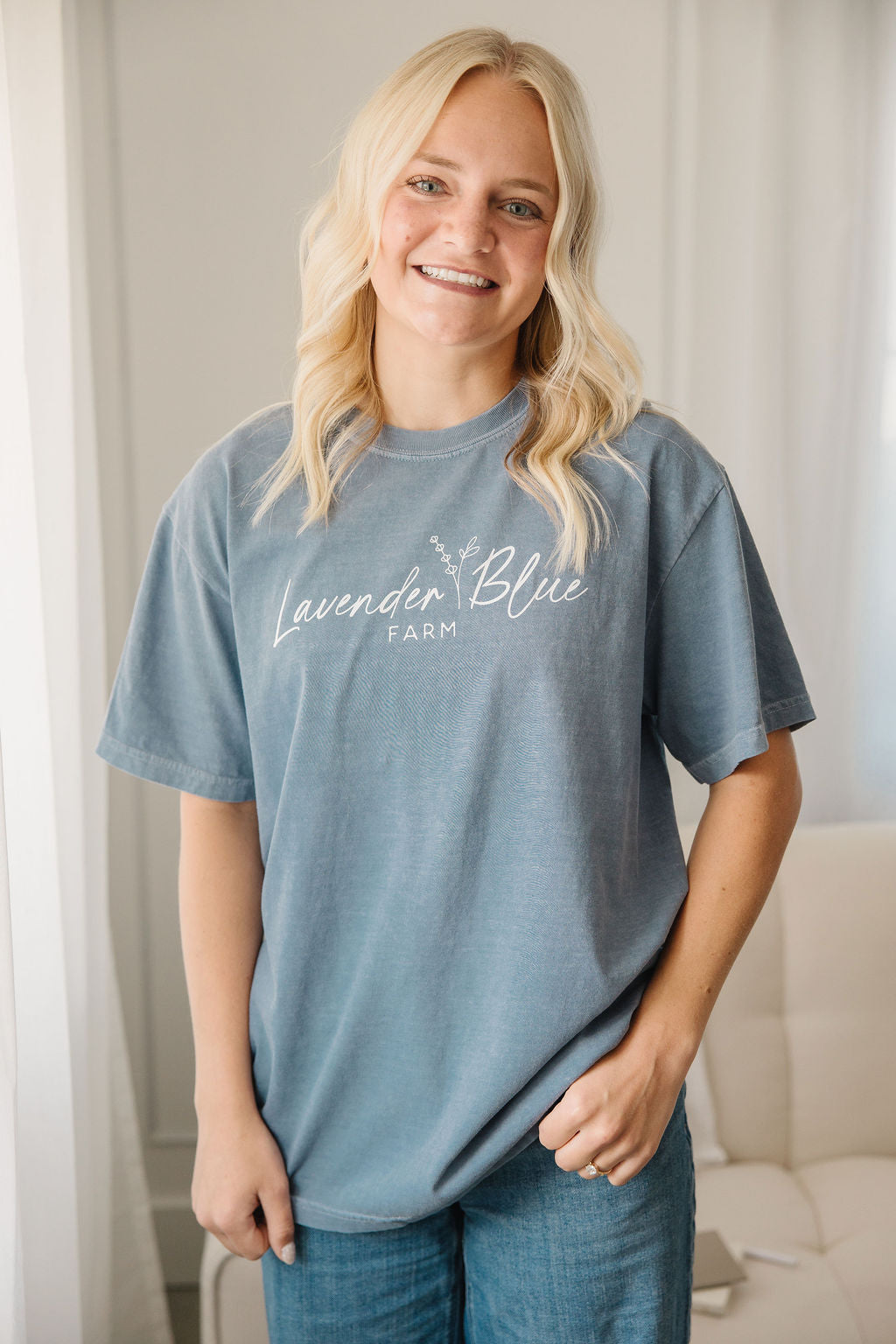 Farm Tee |  Floral Logo