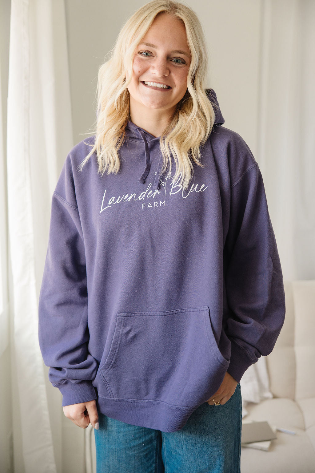 Farm Hoodie | Floral Logo
