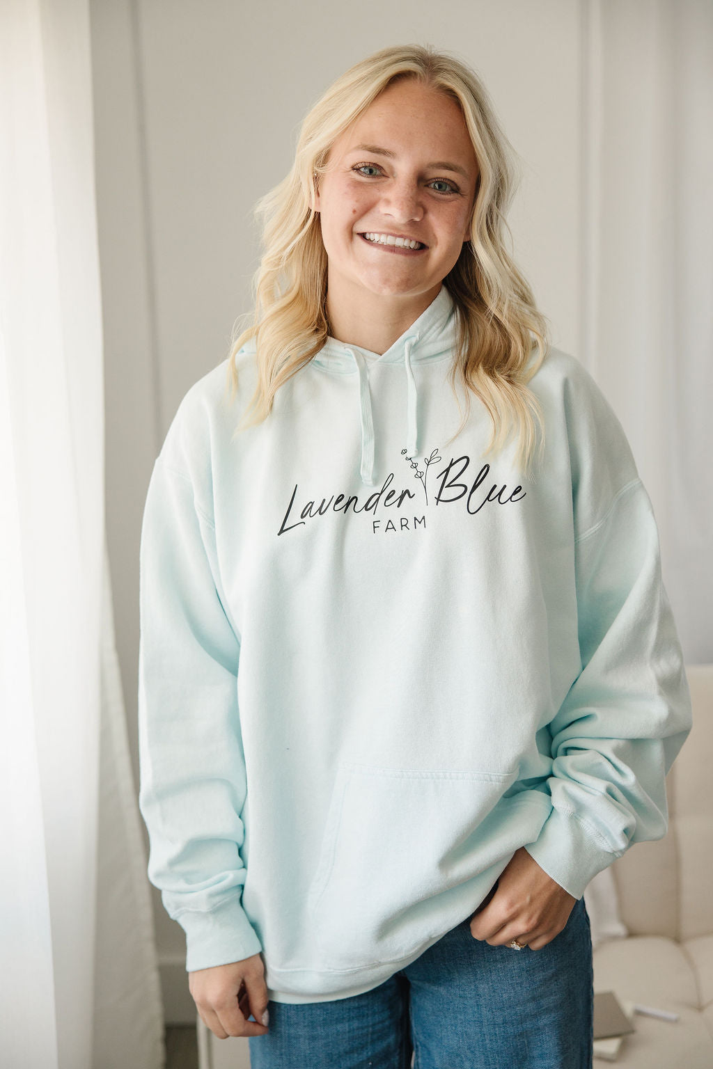 Farm Hoodie | Floral Logo