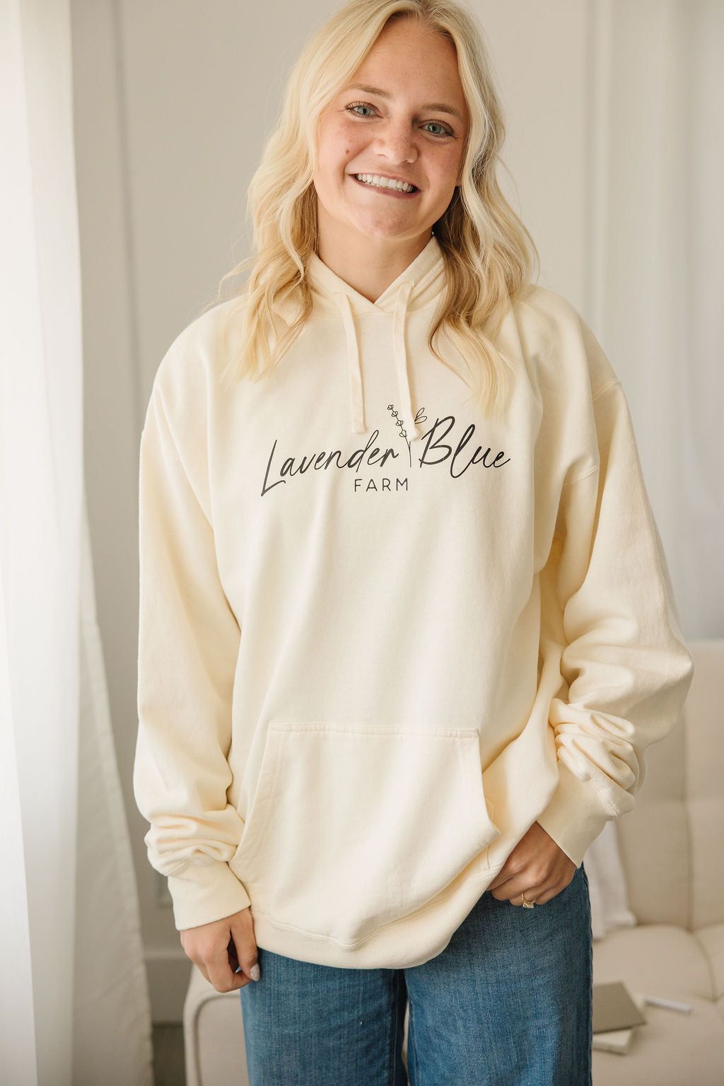 Farm Hoodie | Floral Logo