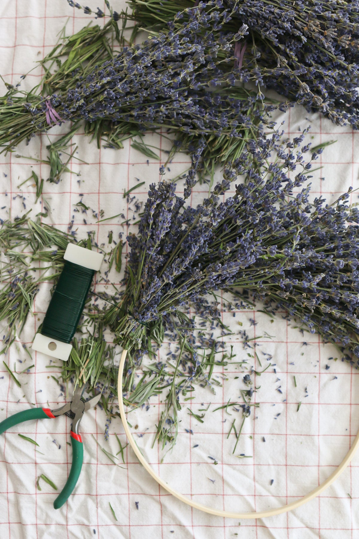 Dried Lavender Wreath